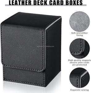 <span class=keywords><strong>Prix</strong></span> de gros Boîte de jeu en cuir PU personnalisée <span class=keywords><strong>Yugioh</strong></span> pour boîtes de jeux de <span class=keywords><strong>cartes</strong></span> MTG - Product Image 2