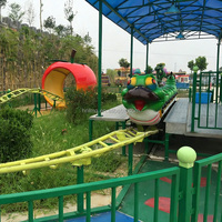 Manèges d'extérieur pour enfants, train à fruits sur rail, montagnes russes à chenilles, roues de montagnes russes à vendre
