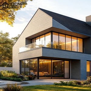 Lámina de Fibrocemento Resistente al Fuego, Textura Ancha y Estrecha, ASTM C1186 EN12467, Resistente a la Intemperie, para Revestimiento Exterior de Restaurantes, Diseño - Product Image 2