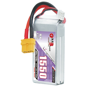 แบตเตอรี่ GAONENG GNB 1550MAH 7.6V HV 2S 60C 120C HV XT60 LiPo แบบซอฟต์แพ็ค สำหรับโดรน FPV ระยะไกล ฟรีสไตล์ LiHV แรงดันสูง - Product Image 4