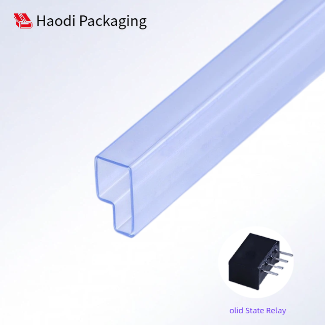 Anti-static PVC Electronic Packaging Tubes with Screw Cap | Screen Printed IC & Relay Tubes for Electronic Components