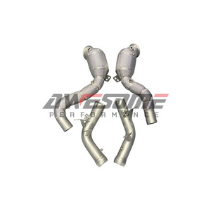 Impresionante Tubo de Escape Deportivo con Catalizador para E63 E63S <span class=keywords><strong>AMG</strong></span> M177 2020+ con OPF Compatible con GT63 4 Puertas EURO con Protector Térmico - Product Image 2