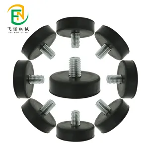 Conical Rubber Mount,Vibration Isolators,Shock Absorber with M10 x 25mm Threaded Studs