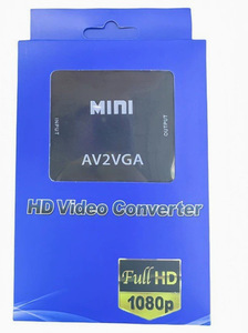 Convertidor AV/VGA Transfronterizo, 1920x1080 HD, <span class=keywords><strong>Video</strong></span>, Caja Blanca Pequeñ<span class=keywords><strong>a</strong></span>, Adaptador de Línea de TV, <span class=keywords><strong>Audio</strong></span> y <span class=keywords><strong>Video</strong></span> - Product Image 6