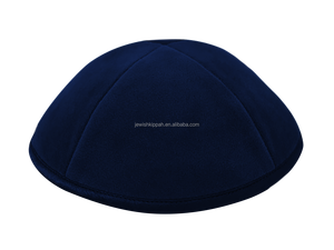 قبعات كيبوت مخملية مخصصة بتصاميم أنيقة من القطن والمخمل لكل مناسبة، قبعات كيبوت مخملية فاخرة مع بطانة قطنية - Product Image 2