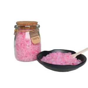 Customizable Himalayan Bath Salt With Personalized Scent Color Package