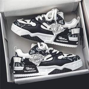 Nuevos zapatos planos para hombre para ropa informal, suela gruesa, malla transpirable, suela de goma antideslizante, mocasines de moda, moda de nicho versátil - Product Image 1