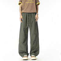 Pantalon décontracté coupe droite style américain pour homme, léger, mi-ample, respirant, fluide, long, sportswear printemps/été