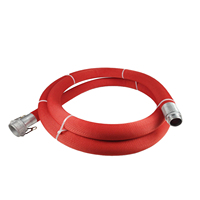 Tuyau d'aspiration flexible haute pression en TPU de 2,5 pouces avec raccord BSP Camlock pour évacuation d'eau, accessoire pour équipement de lutte contre l'incendie
