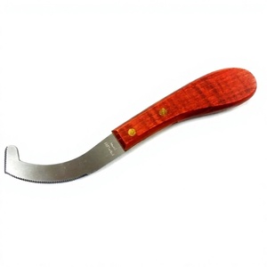 <b>Horse</b> Farrier Hoof Trimming Loop Knife Stainless Steel Double Sided Hoof Care Tool - Product Image 1