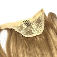 Extension de cheveux AU pour femmes, cheveux humains, queue de cheval, doux, noir, qualité supérieure, prix d'usine, personnalisés, pour femmes