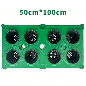 Île flottante écologique en plastique bio, modèle SUN-FLO de Sunsbuild, fabriquée en Chine, lit hydroponique carré artificiel poreux en forme de lotus, sur mesure - Product Image 1