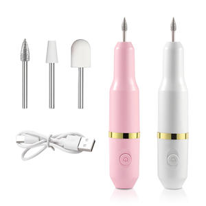 Lime à ongles et coupe-ongles électrique portable avec dissolvant de vernis, dissolvant de cuticules, <span class=keywords><strong>appareil</strong></span> de meulage à domicile et têtes de remplacement - Product Image 5