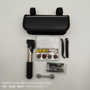 Mini pompe <span class=keywords><strong>à</strong></span> air pour bicyclette Colle <span class=keywords><strong>à</strong></span> froid Outil de réparation de bicyclette <span class=keywords><strong>à</strong></span> <span class=keywords><strong>clé</strong></span> hexagonale multifonctionnelle Mini levier Tête Écrou Ensemble d'outils Outil de réparation de bicyclette - Product Image 2