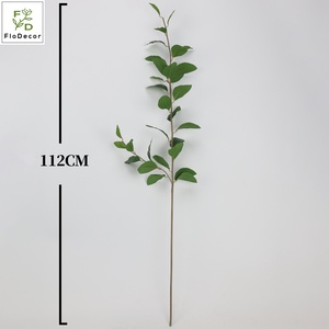 Nueva Llegada: Hoja de Laurel Artificial de 112 cm, Plástico Suave, Tacto Real, Hojas Verdes Largas con Tallos, Plantas Decorativas para Hogar y Jardín - Product Image 6