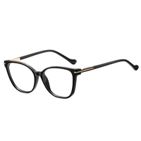 Monture de lunettes optiques carrées souples Partagas en TR90 avec charnière à ressort, anti-lumière bleue, pour femmes
