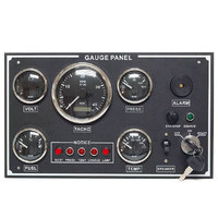 Panneau de jauge combiné KUS Instrument pour bateau, tachymètre, température de l'eau, tension, carburant, pression d'huile pour tableau de bord de navire 386*198m