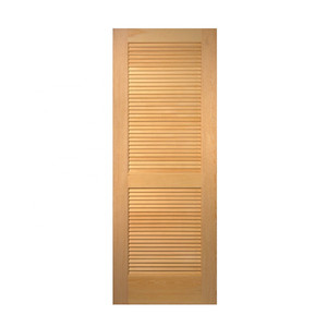ราคาถูกห้องน้ำ PVC MDF ไม้ louvered ประตู louver - Product Image 1