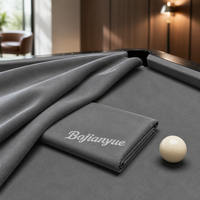 Tissu de billard bleu roi avec ensemble de coussins pour table de snooker, idéal pour la rénovation de tables de bar et de club à domicile