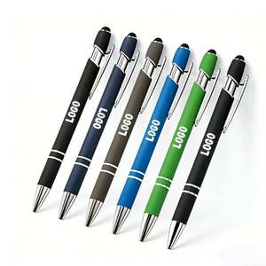 Bolígrafo de Metal con Logotipo Personalizado al por Mayor, Bolígrafo Promocional de Metal Negro para Regalo Empresarial con Logotipo Colorido e Impreso - Product Image 1