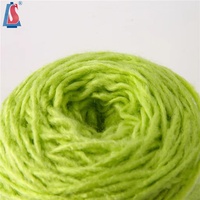 Wholesale 100% Acrylic Crochet Yarn 50g Ball Tube 1.5NM Chunky 1PLY Sewing Colored Melange Hand Knit Yarn for Tufting Rugs Dyed