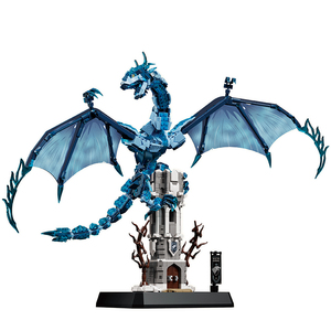 99005 Série Dragon - Game of Thrones - Modèle <span class=keywords><strong>de</strong></span> dinosaure Viserys le Dragon <span class=keywords><strong>de</strong></span> <span class=keywords><strong>Glace</strong></span> - Puzzle - Jouet - Plastique ABS - Décoration éducative - Product Image 1