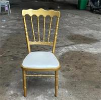 Chaises Napoléon en métal durables et bon marché en gros pour les mariages et les événements de banquet