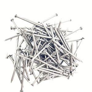Clavos de Alambre Galvanizado con Cabeza de Tornillo para Fabricación de Palés, Fijaciones para Clavadora Neumática con Recubrimiento de Zinc Amarillo - Product Image 1