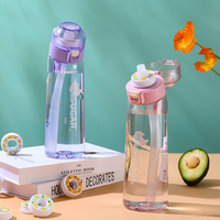 Bouteille d'eau saine sans BPA, anti-fuite, avec capsules aromatisées, sans sucre et sans calories, pour une consommation quotidienne directe