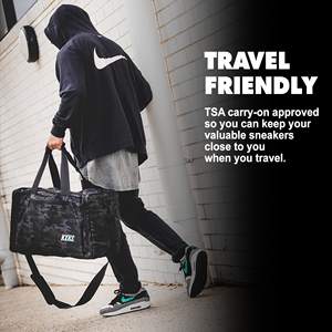 Muestra gratuita: Tres divisores ajustables para compartimentos en una bolsa de lona, bolsa de entrenamiento, bolsa de viaje para baloncesto y fútbol. - Product Image 5