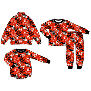 เสื้อยืดเด็กผู้ชายลาย MAMAS LOVER ผ้าไหมนม กางเกงจ็อกเกอร์เด็กวัยหัดเดิน ชุดวันวาเลนไทน์ เสื้อผ้าเด็กขายส่ง - Product Image 1
