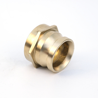 Adaptateur de style britannique John Morris DN50 en laiton robuste pour raccord de tuyau d'incendie, filetage externe, installation facile, 24 bars