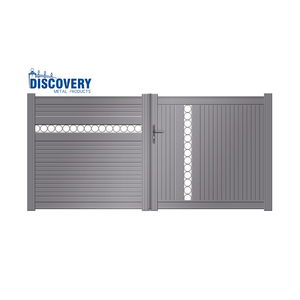 Bán Buôn Hiện Đại Trang Trí Nhôm Đu Cổng Sân Cử<span class=keywords><strong>a</strong></span> Vào Cử<span class=keywords><strong>a</strong></span> Nhôm Slat Cổng Lớn Chính Thiết Kế Cổng - Product Image 2