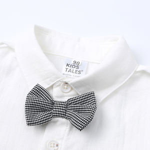 Conjuntos de Ropa de Verano para Niños Pequeños, Conjunto de Ropa para Bebés con Corbata de Moño, Traje de Fiesta para Recién Nacidos, Ropa de Cumpleaños - Product Image 5