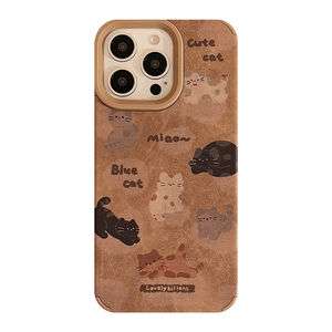 เคสโทรศัพท์หนังลายการ์ตูนสำหรับ <span class=keywords><strong>iPhone</strong></span> 17promax, <span class=keywords><strong>iPhone</strong></span> 15 แบบเต็มจอ ลายแมว พร้อมเชือกขนปุย สำหรับ <span class=keywords><strong>iPhone</strong></span> 14, 13  คุณภาพรับประกันสำหรับฤดูใบไม้ร่วงและฤดูหนาว - Product Image 6