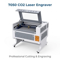 Machine de gravure laser CO2 7050 60W 80W, découpeuse laser CNC pour bois et acrylique, graveur professionnel avec contrôle Ruida