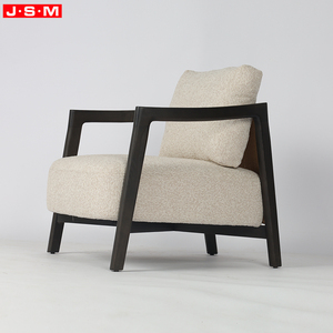 Sillones Nórdicos Modernos con <span class=keywords><strong>Brazos</strong></span>, Sillas de Salón con Respaldo de Cuerda de Papel, Asiento Acolchado Tapizado, Sillones de Madera para el Hogar - Product Image 4