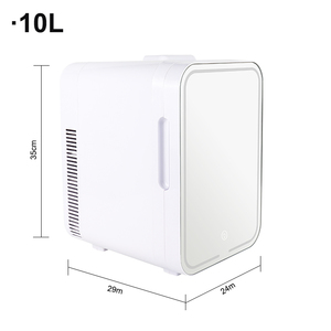 Nouveau personnalisé 10L LED miroir panneau <span class=keywords><strong>professionnel</strong></span> beauté réfrigérateur soins de la peau réfrigérateur petit réfrigérateur - Product Image 3