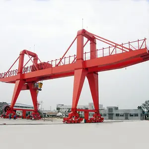 भारी शुल्क चीन 50 टन 100 टन 150 टन डबल गार्डर गैन्ट्री क्रेन आउटडोर कार्यशाला मूल्य