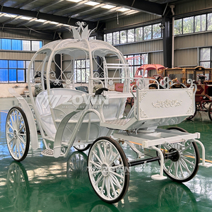 Nuevo Modelo 2026 de Carruaje de Calabaza Blanco, Carruaje de Calabaza de Alta Calidad, Modelo Eléctrico, Ideal para Bodas y Parques de Atracciones - Product Image 2