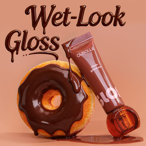 Gloss à lèvres effet miroir en gelée, personnalisé OEM/ODM, waterproof, longue tenue, hydratant, volumisant, cosmétique pour les lèvres, fini brillant - Product Image 2