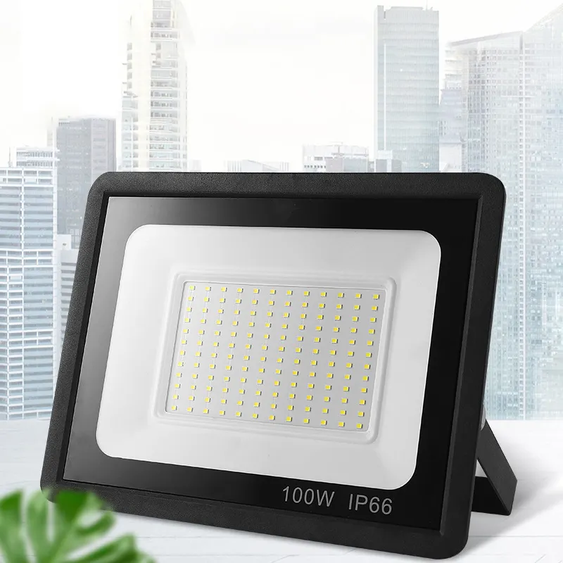 Iluminação externa IP65 à prova d'água LED holofote 50w 100w 150w 200w 300w holofote de alumínio lâmpada LED