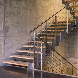 Barandillas de Acero Galvanizado Negro, Barandilla de <span class=keywords><strong>Varilla</strong></span> de Hierro Sólido, Barandilla Interior <span class=keywords><strong>para</strong></span> Escaleras - Product Image 6