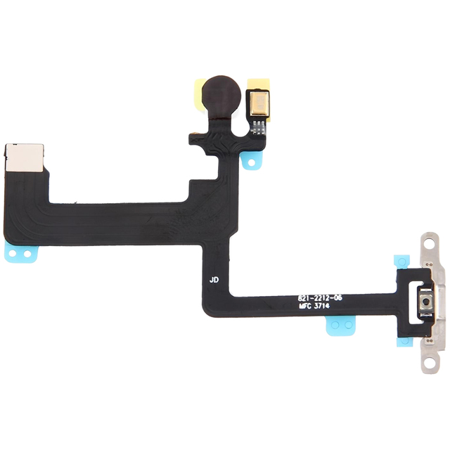 Mobile Phone 6P Power Button Cable for Iphone 6 Plus Flashlight Flex Replacement
