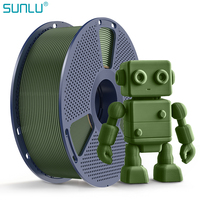 Filament d'imprimante 3D SUNLU PETG blanc/gris/noir, 1,75 mm, 1 kg, filament d'imprimante 3D