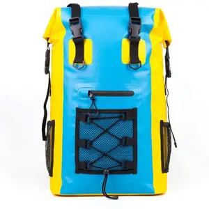 Dry/wet separated swimming bag portable drawstring backpack waterproof sports bag