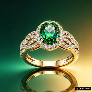 แหวนค็อกเทลทองคำแท้สำหรับผู้หญิง S925/10K/14K/18K ประดับด้วยโกเมนและเพชรทรงรี ดีไซน์หรูหราสำหรับงานหมั้น - Product Image 6