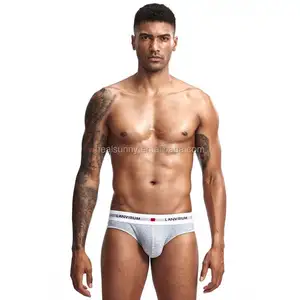 Underwear Customized brief packing high quality men's brief cotton manufacturer with sexy brief