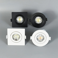 Le plafonnier rond Downlight mobile de 5W 7W a enfoncé le projecteur de tache de 38 degrés mené