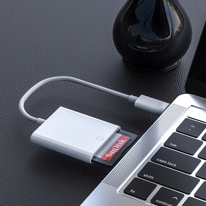 Lector de Tarjetas SD Tipo-C para Teléfono Móvil y Computadora, Adaptador de Alta Velocidad para Tarjetas de <span class=keywords><strong>Memoria</strong></span> TF, <span class=keywords><strong>Cable</strong></span> Externo, Directo de Fábrica - Product Image 3